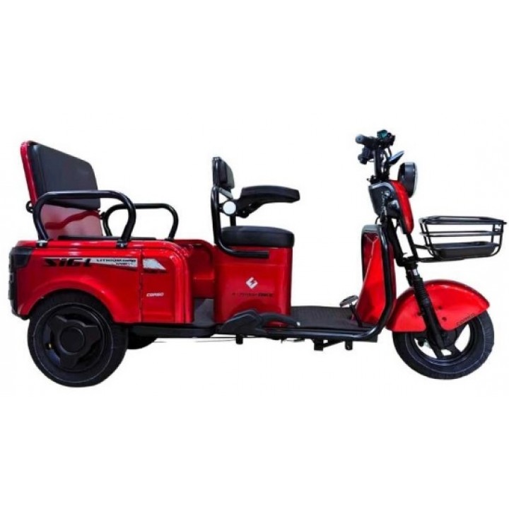 Електричний трицикл Corso SIG-10 L SL-033075 (1200W, 72V/24Ah LiFePO4) запас ходу 75 км.